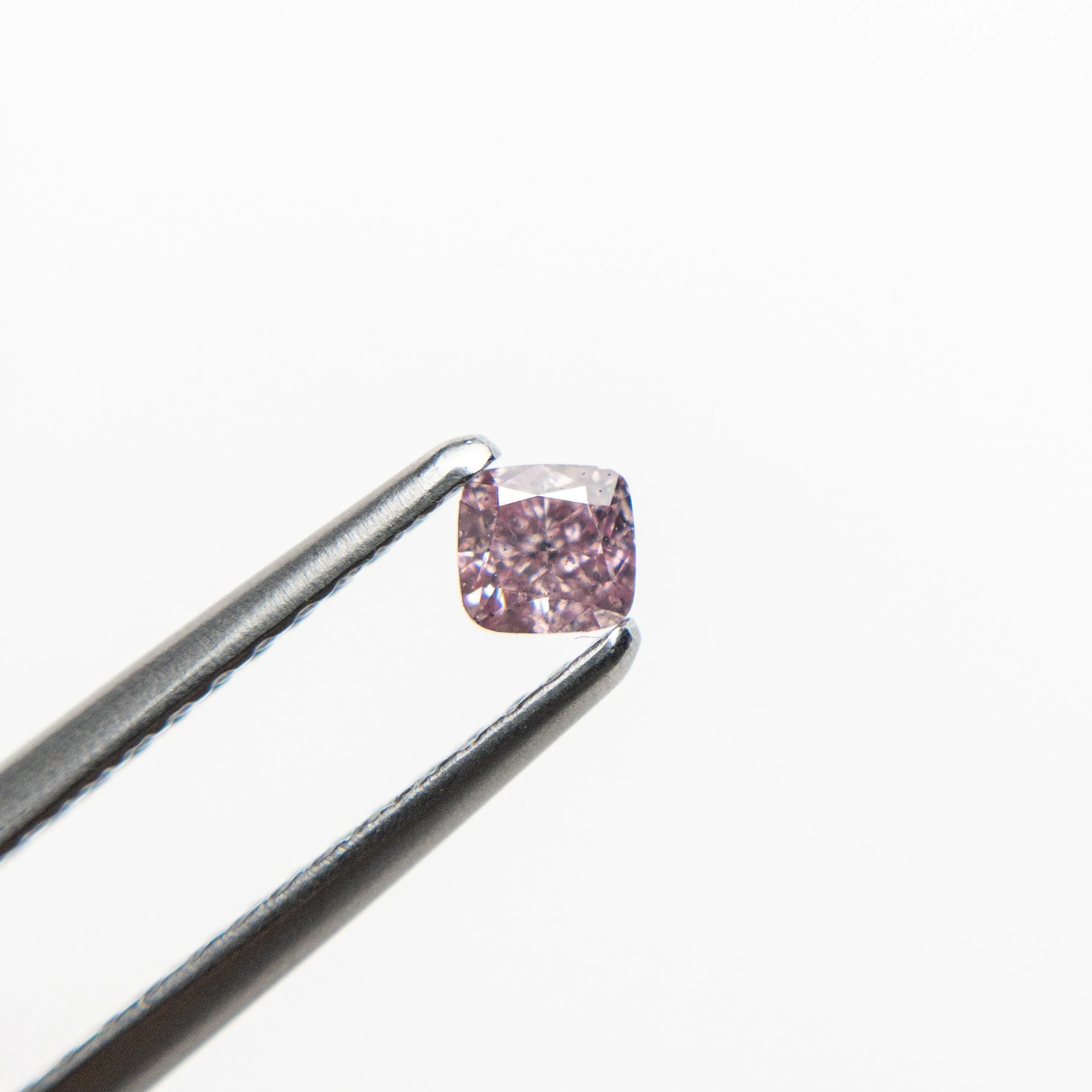 0.14ct 2.92x2.78x1.86mm Argyle Fancy Intense Purple Pink Cushion Brilliant 18680-06