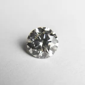 1.23ct 6.82x6.80x4.20mm Fancy Grey Round Brilliant 18475-01