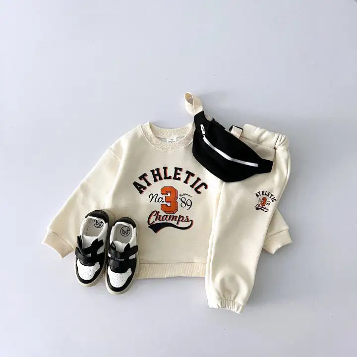 2 Pieces Set Baby Kid Boys Letters Tops And Pants Wholesale 231130218