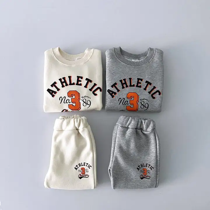 2 Pieces Set Baby Kid Boys Letters Tops And Pants Wholesale 231130218