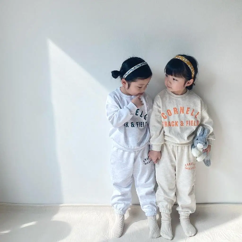 2 Pieces Set Baby Kid Boys Letters Tops And Pants Wholesale 23113081