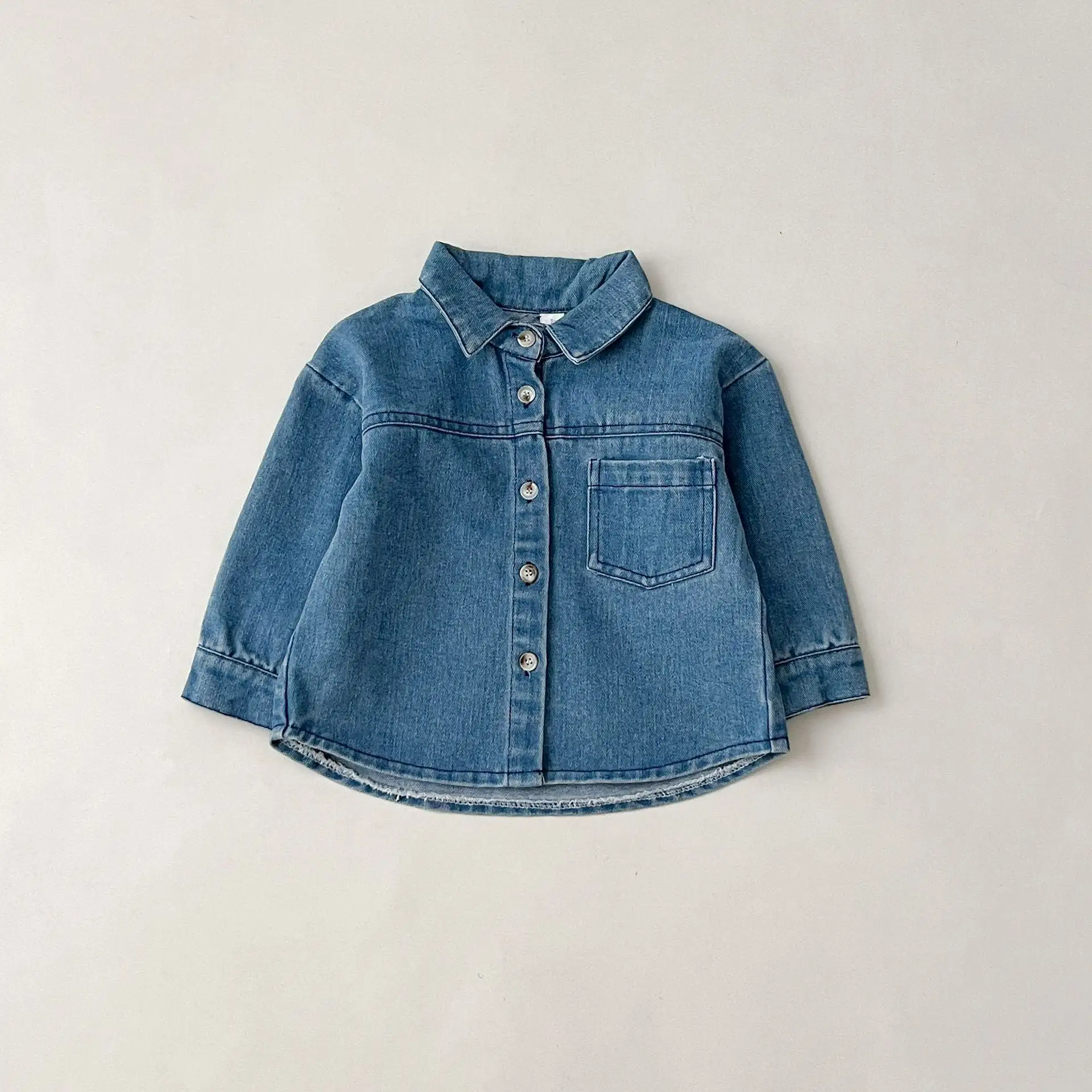 2 Pieces Set Baby Kid Girls Boys Solid Color Jackets Outwears And Jeans Wholesale 23113057