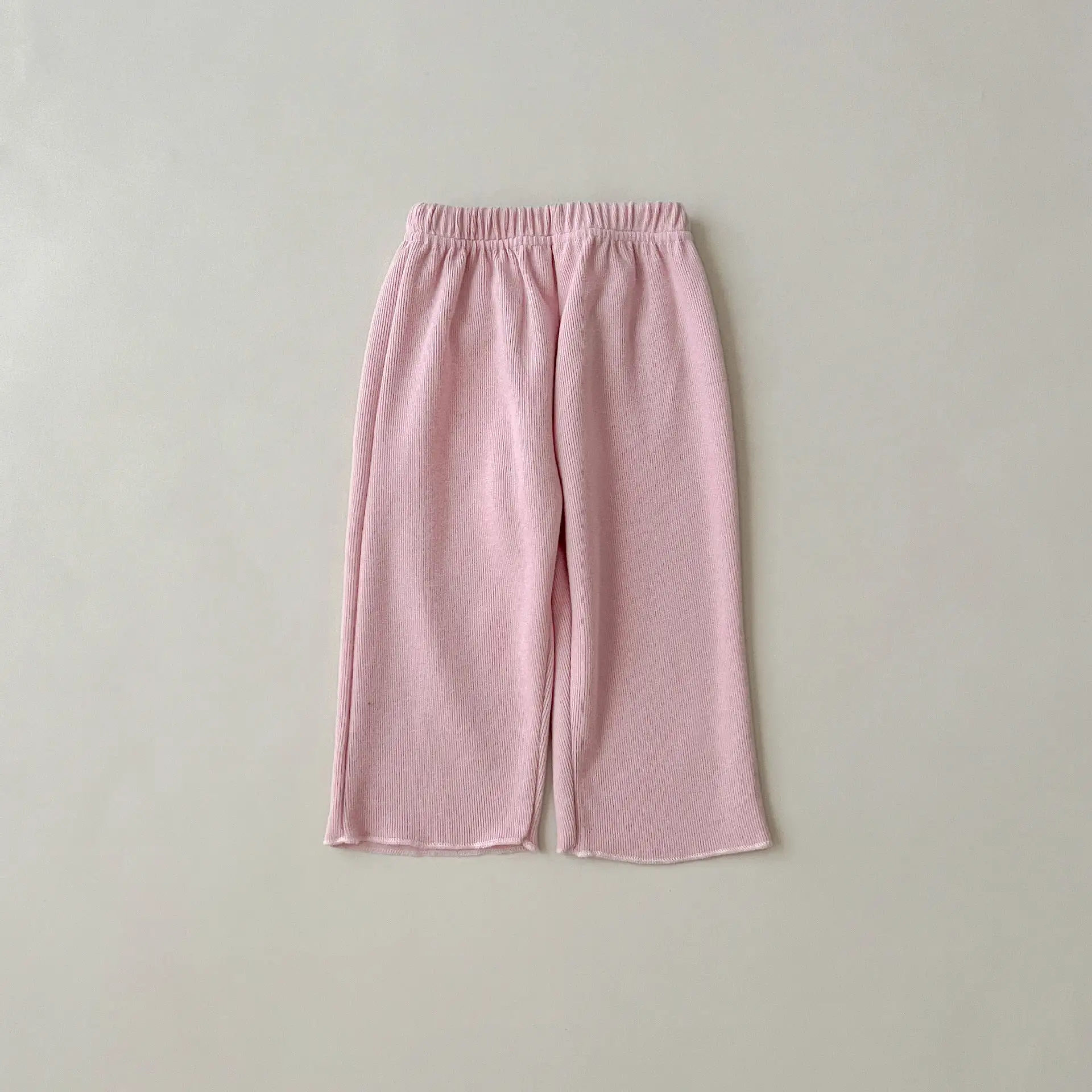 2 Pieces Set Baby Kid Girls Solid Color Tops And Pants Wholesale 23113084