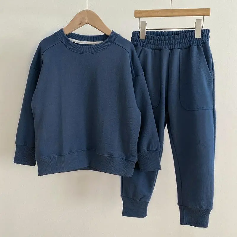 2 Pieces Set Baby Kid Unisex Solid Color Wholesale 488914443