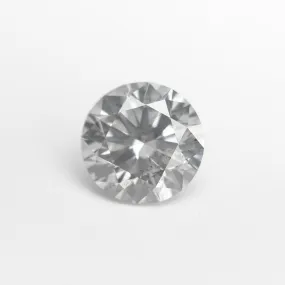 2.10ct 8.18x8.15x5.06mm SI3 Fancy Grey Round Brilliant 19417-01