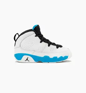 Air Jordan 9 Retro Powder Blue Infant Toddler Lifestyle Shoe - Summit White/Black/Powder Blue