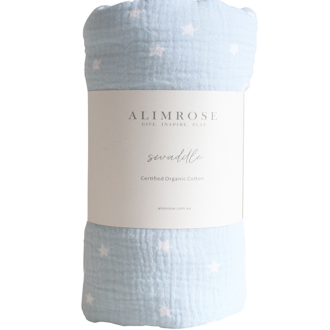 Alimrose Muslin Swaddle Starry Night Blue