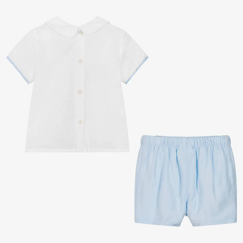 Baby Boys Smart Blue Short Set