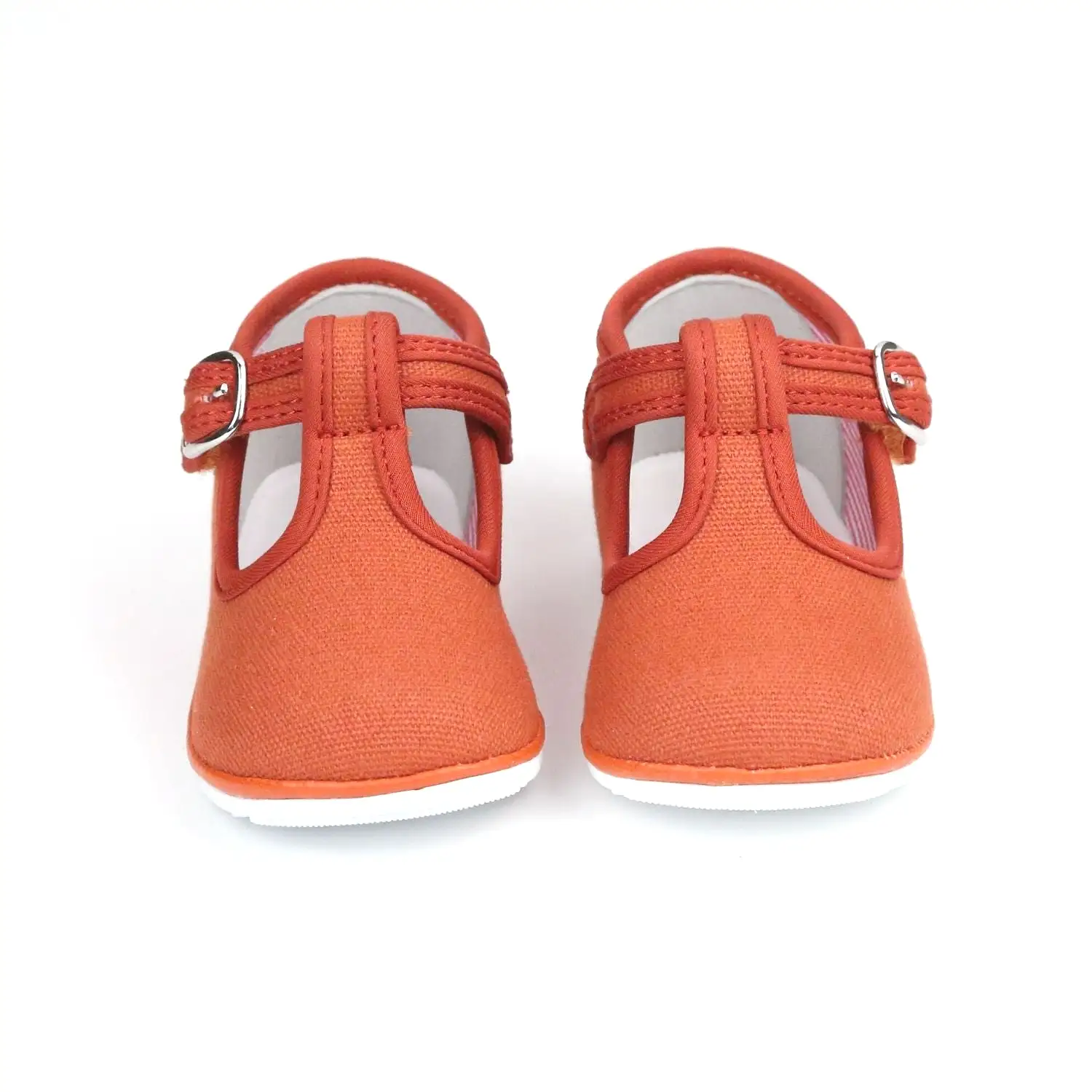 Baby Girls Poppy Canvas T-Strap Mary Janes