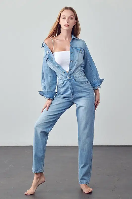 BALLOON SLEEVE JUMPSUIT