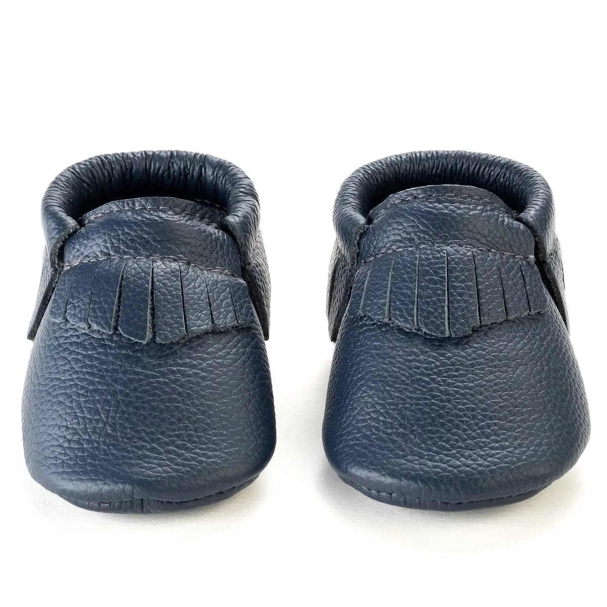 BirdRock Baby - Navy Leather Baby Moccasins