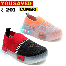 Breathable Air Mesh Kids Casual Slip-On | Combo (Qnty 2)