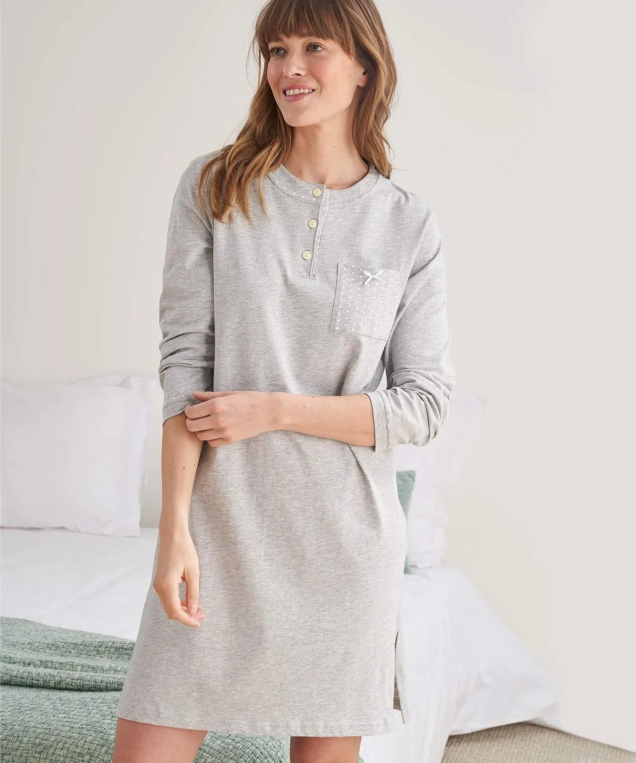 Cotton Jersey  Nightdress