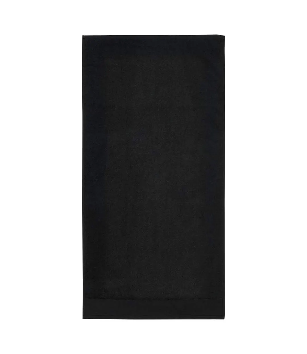 Ellie bath towel one size solid black Seasons