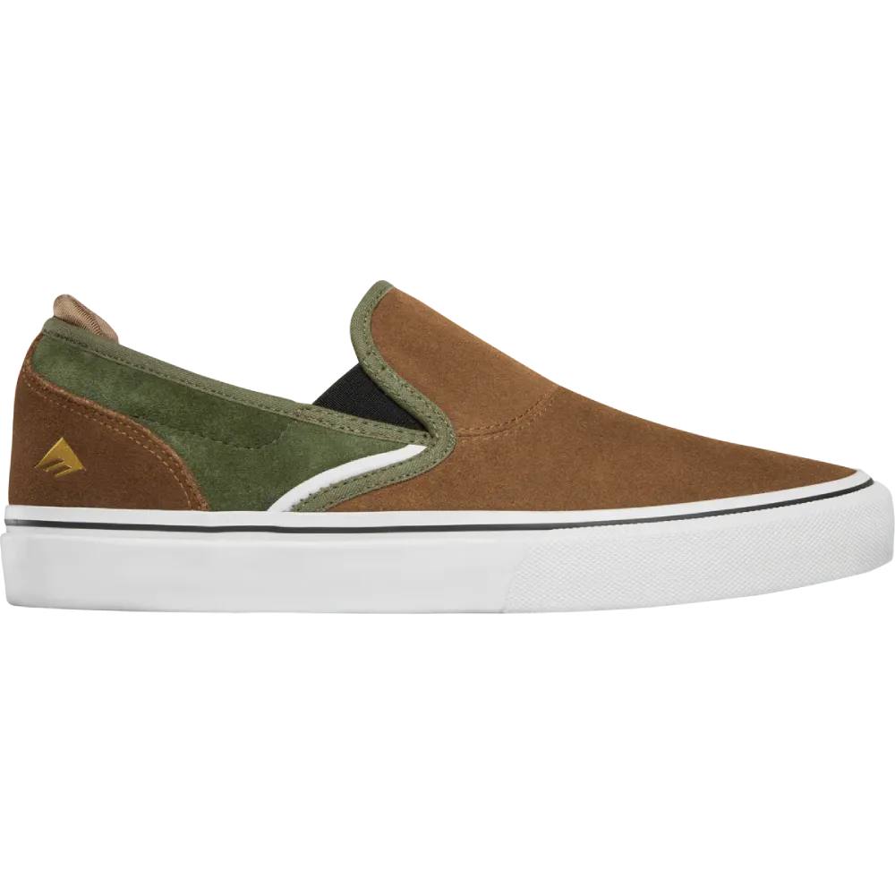 Emerica Wino G6 Slip-On X Wimer Brown / Green