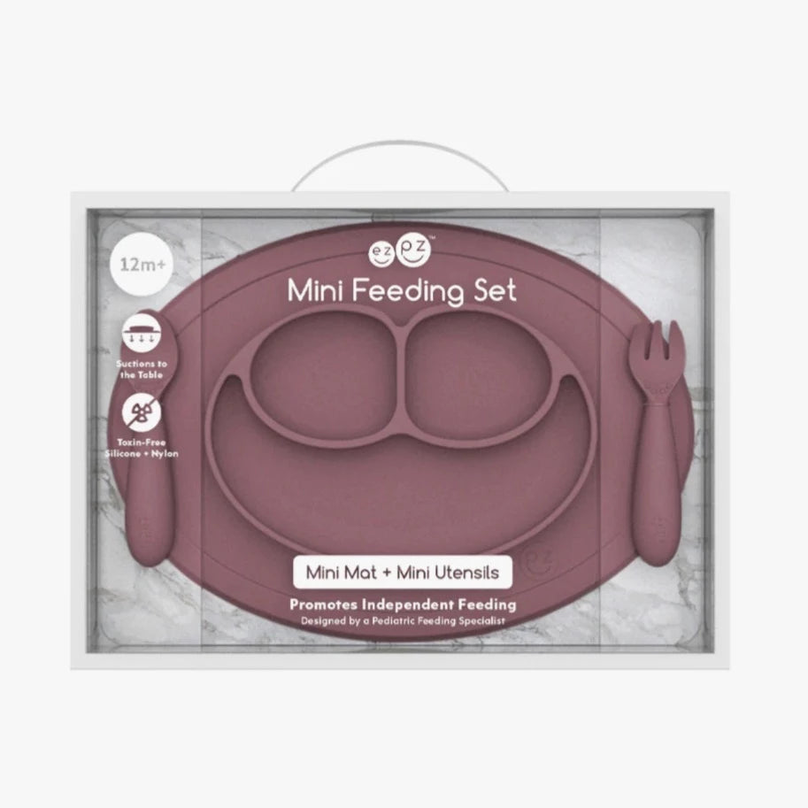 Ezpz Mauve Mini Feeding Set