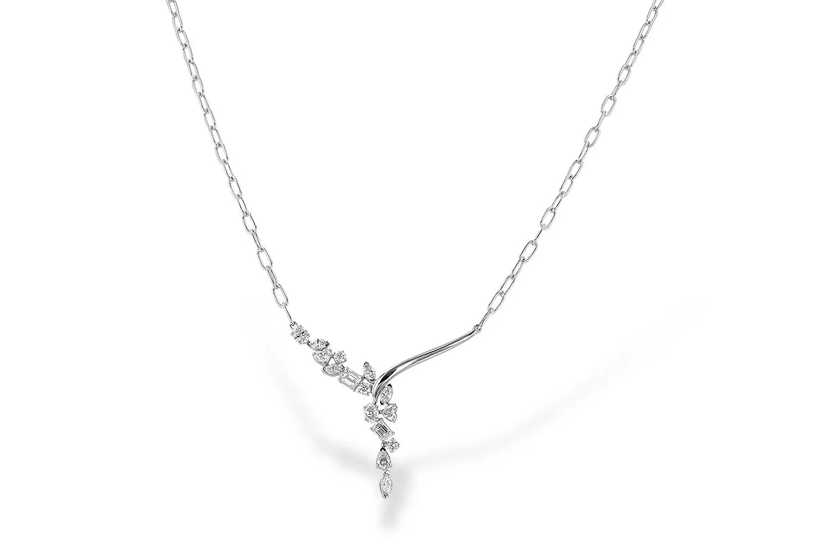 Fancy Diamond Shape Necklace