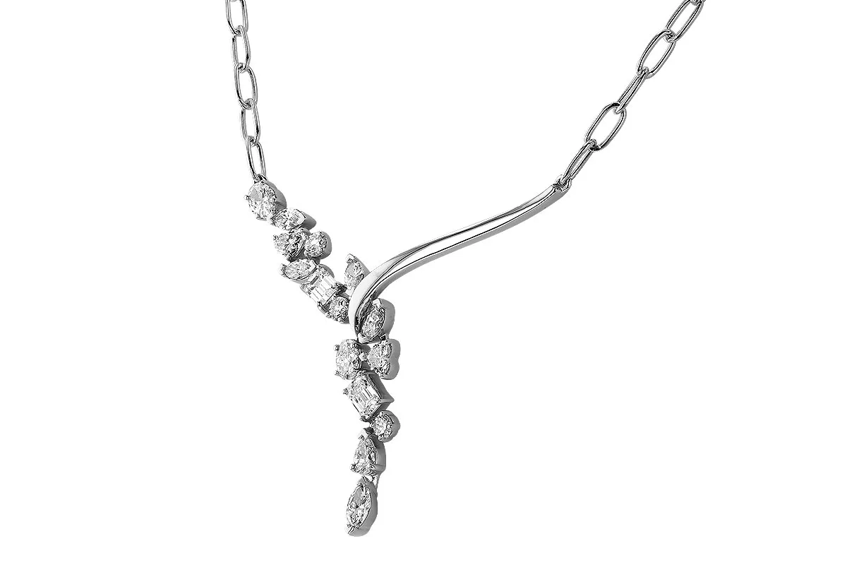 Fancy Diamond Shape Necklace