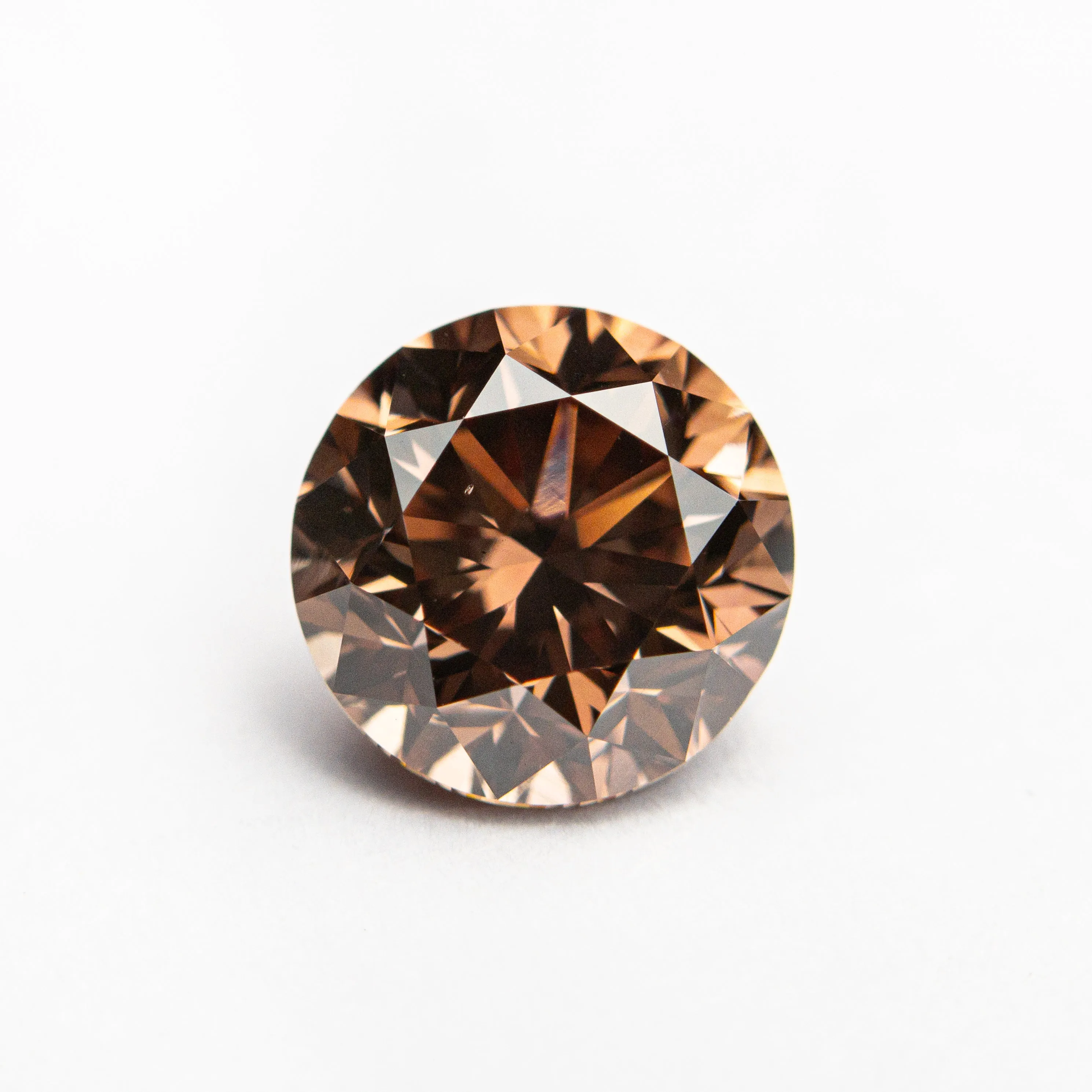 Fancy Pink-Brown Brilliant Diamond - 2.00ct Round