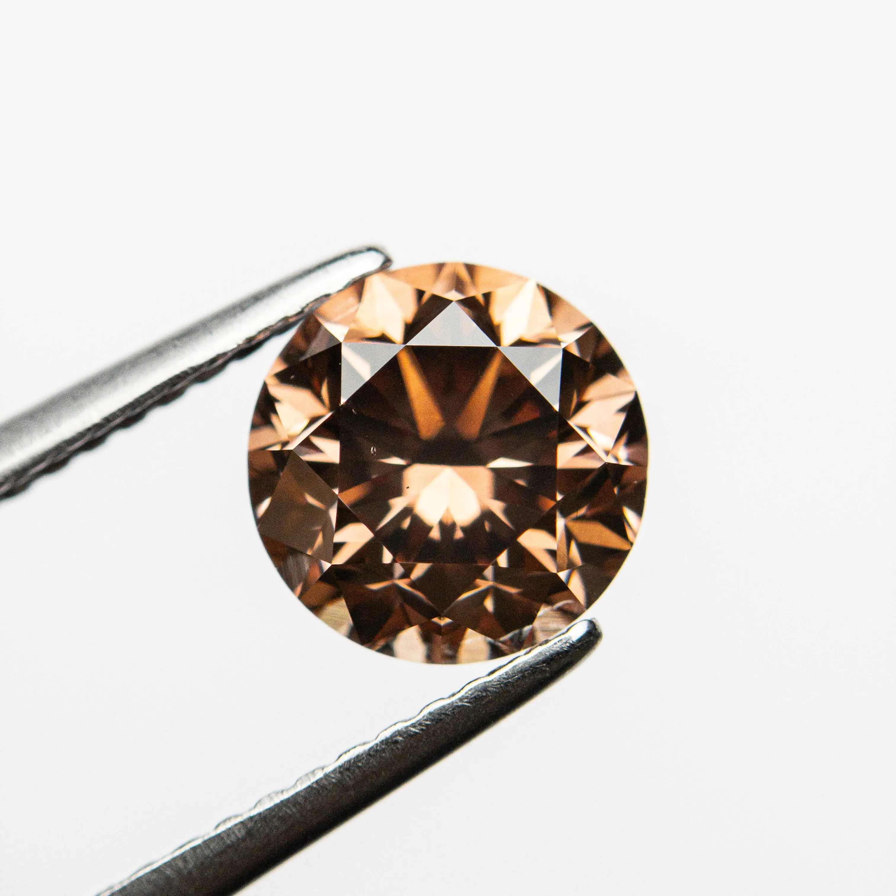 Fancy Pink-Brown Brilliant Diamond - 2.00ct Round