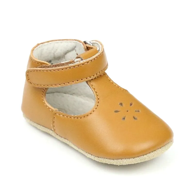 Infant Girls Lisette Napa Leather Mary Jane Crib Shoe