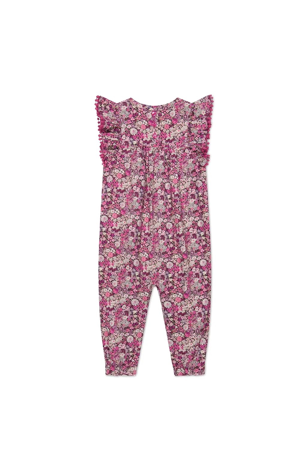 JAMIE KAY Organic Cotton Martha Playsuit - Garden Print