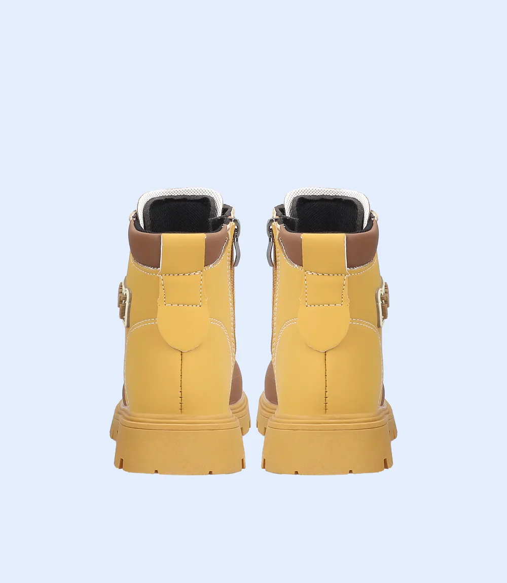 KB0121-TAN-Formal Booties for Boys