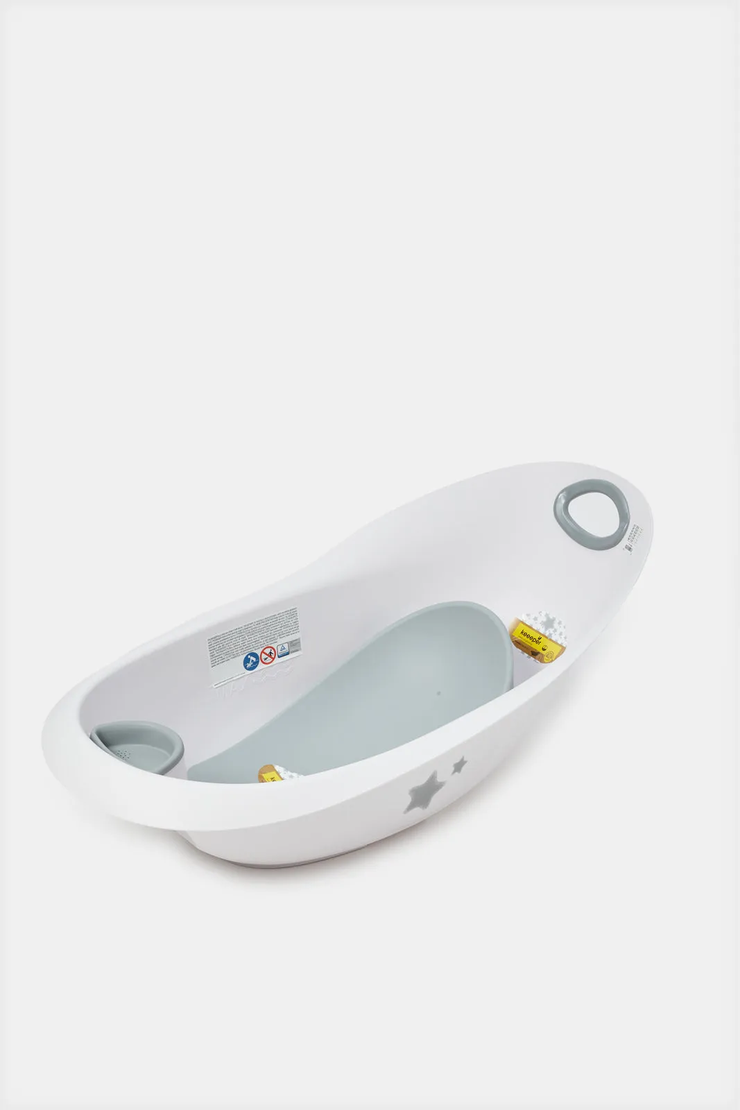 Keeeper Star White - Baby Bath With Soft Handle