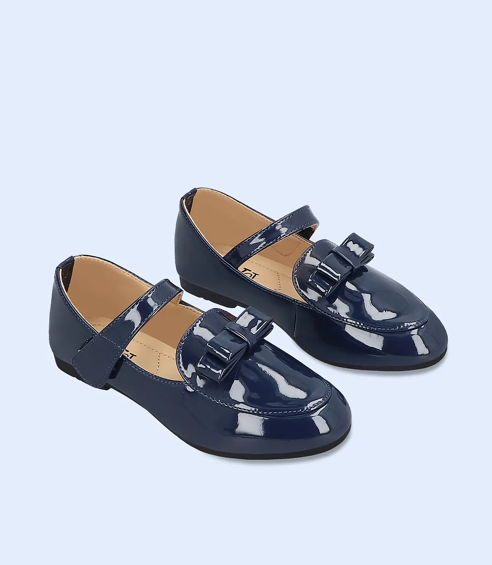 KG0022-NAVY-Girls Casual Shoe