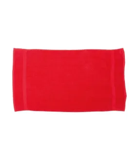 Luxury bath towel one size red Towel City