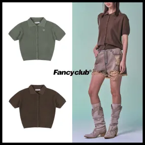 NASTY FANCY CLUB  |Casual Style Blended Fabrics Street Style Plain