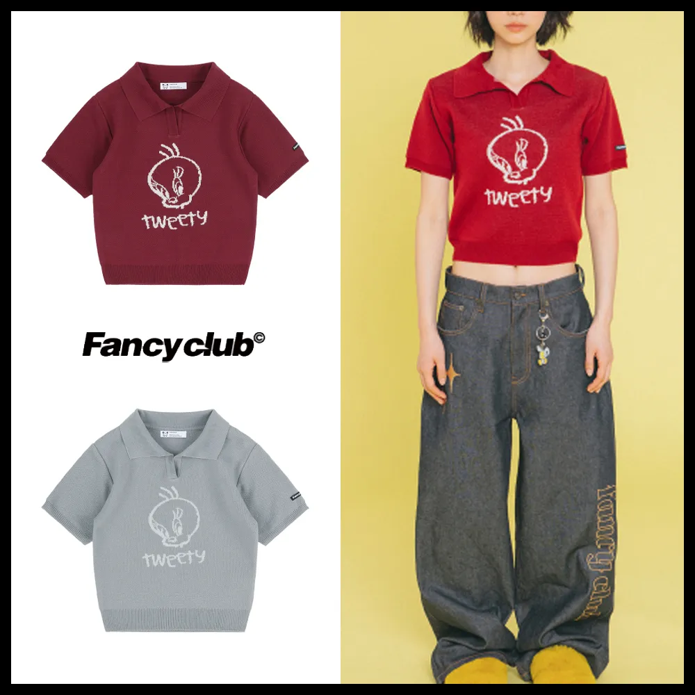 NASTY FANCY CLUB  |Casual Style Street Style Short Sleeves Logos on the Sleeves