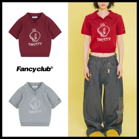 NASTY FANCY CLUB  |Casual Style Street Style Short Sleeves Logos on the Sleeves