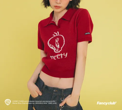 NASTY FANCY CLUB  |Casual Style Street Style Short Sleeves Logos on the Sleeves