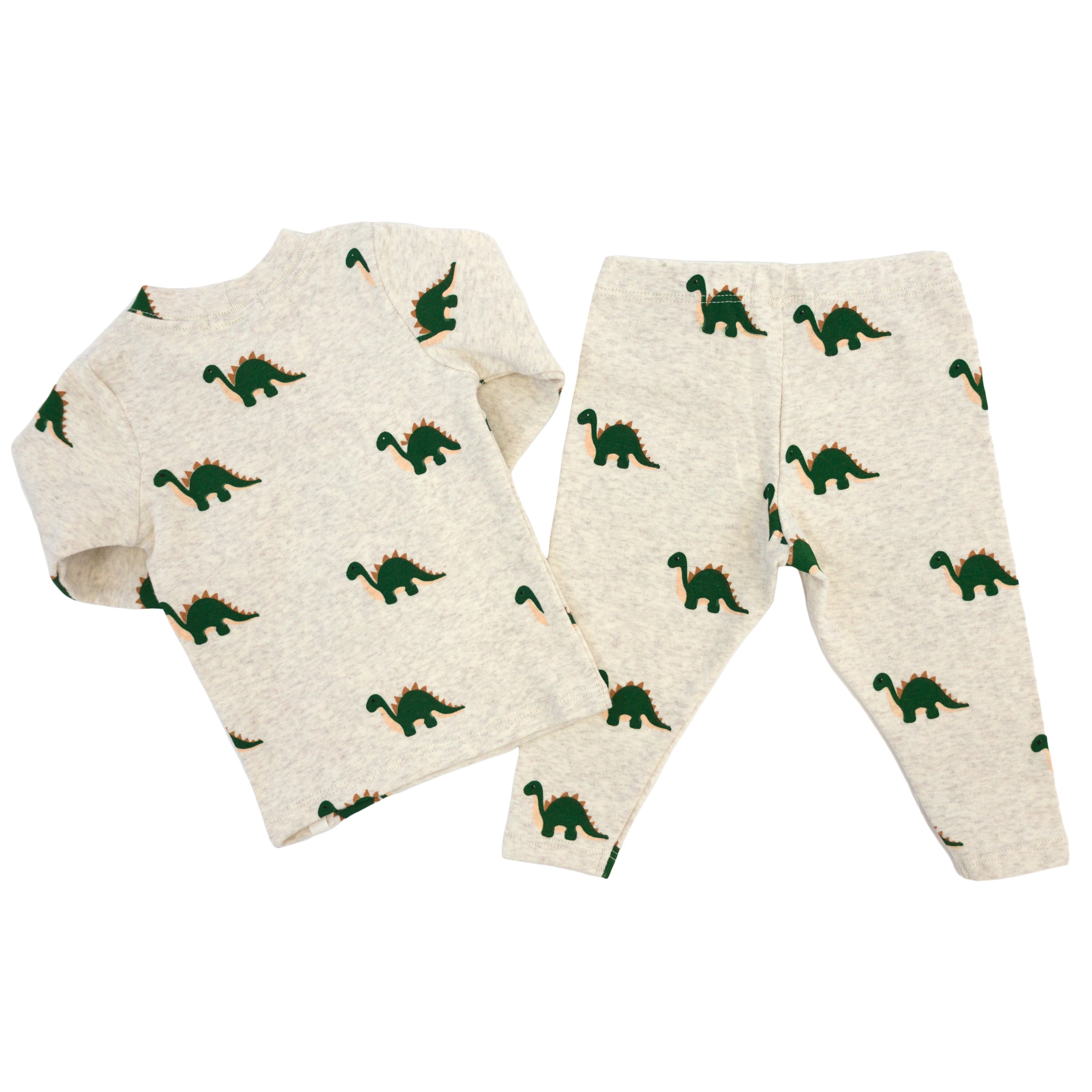 oh baby! Two Piece Set - Dinosaur Print - Malt