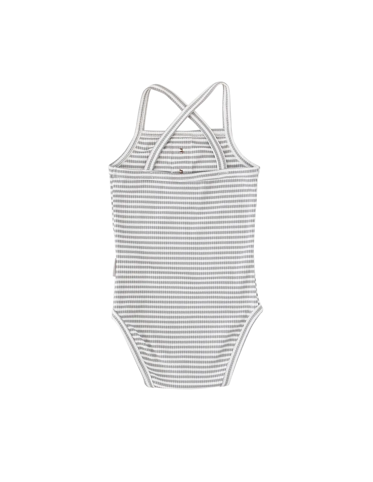 Paloma Sunsuit - Dusty Blue Stripe