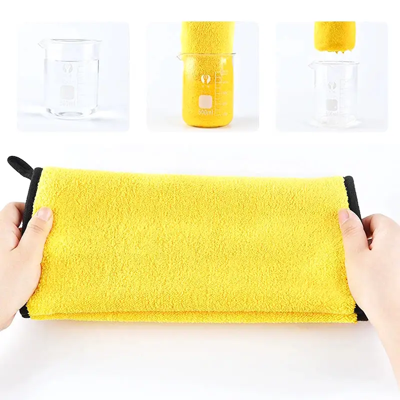 Quick-drying Dog and Cat Towels Soft Fiber Towels Absorbent Bath Towel Pet Bathrobe Convenient Cleaning Towel Dog Accessories