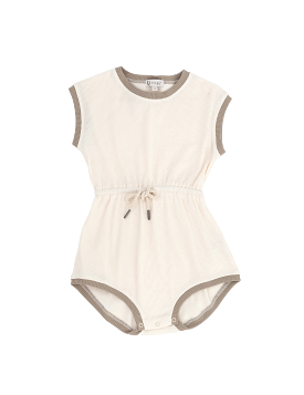 River Unisex Romper - Cream