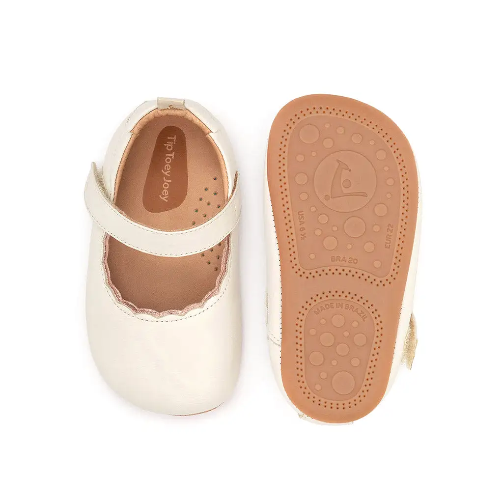 Roundy Shoes - Tapioca / Rose Gold