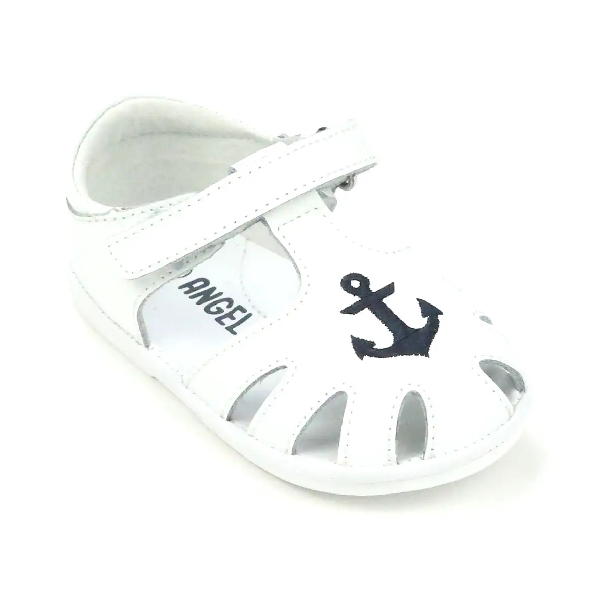 Sawyer Baby Boys Nautical Anchor Leather Sandal