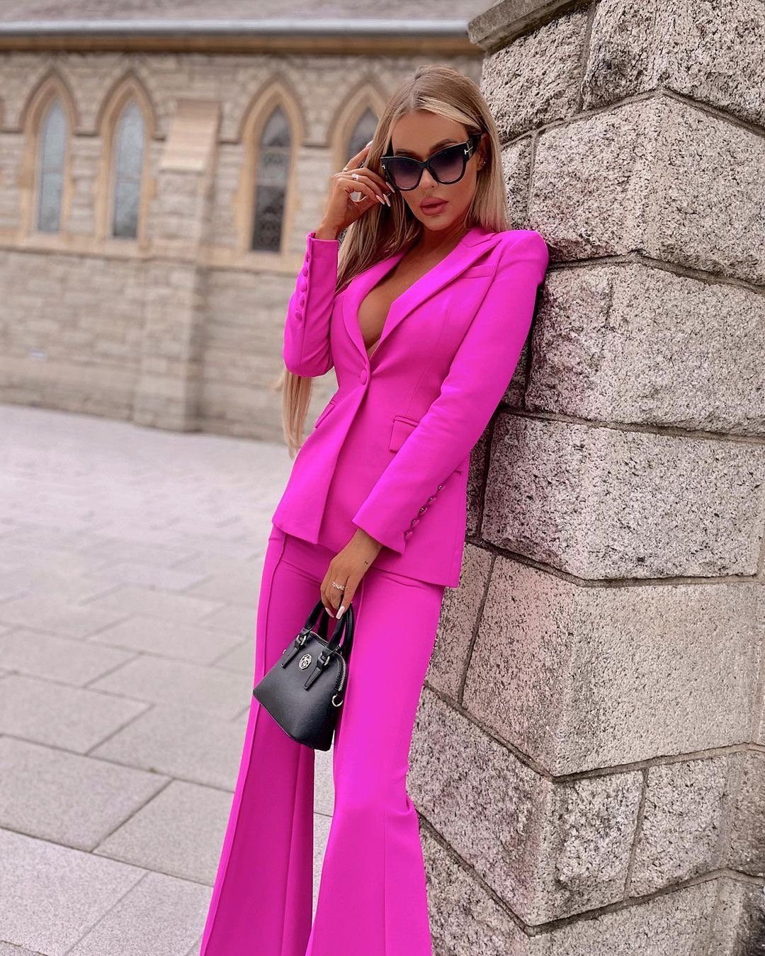 Shirley Magenta Two Piece Set