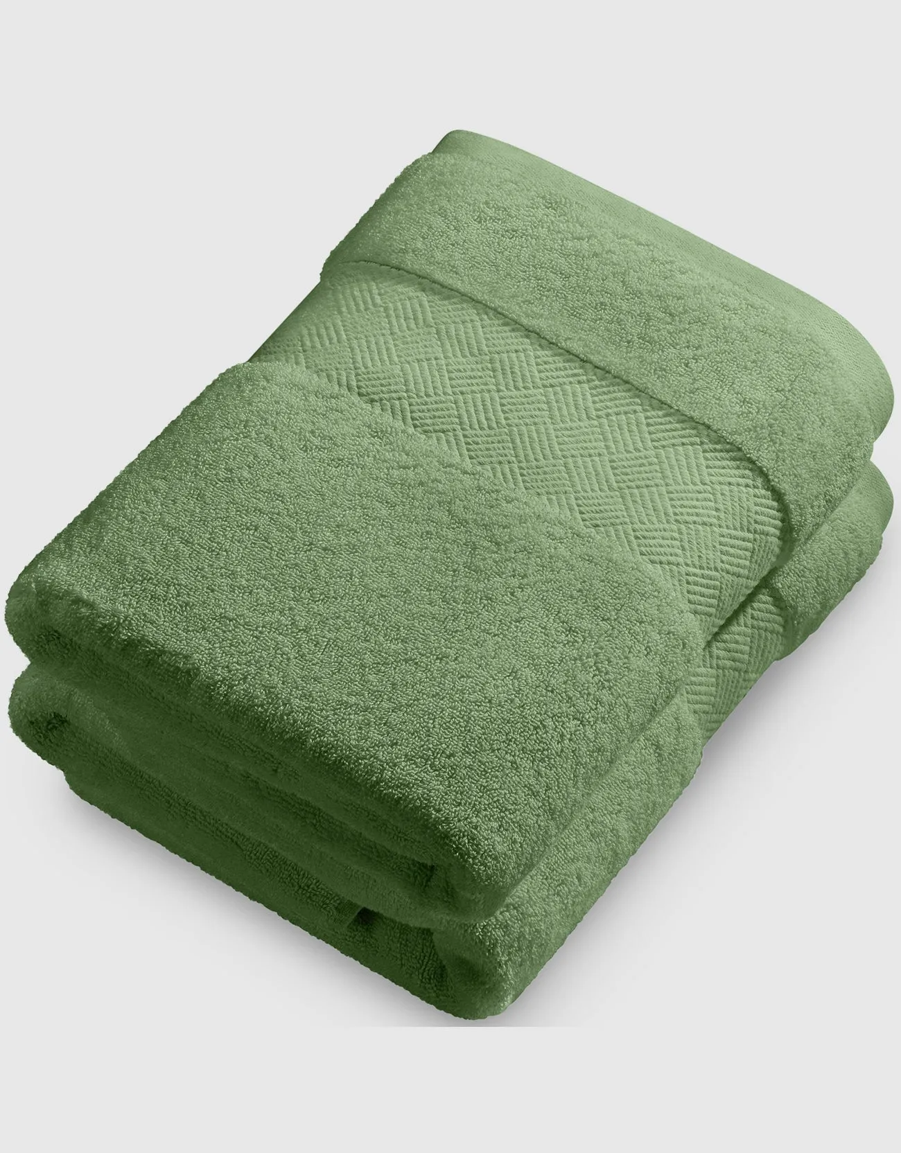 Soft Absorbent Luxury Cotton Bath Towel 30x56 -  2 Pack