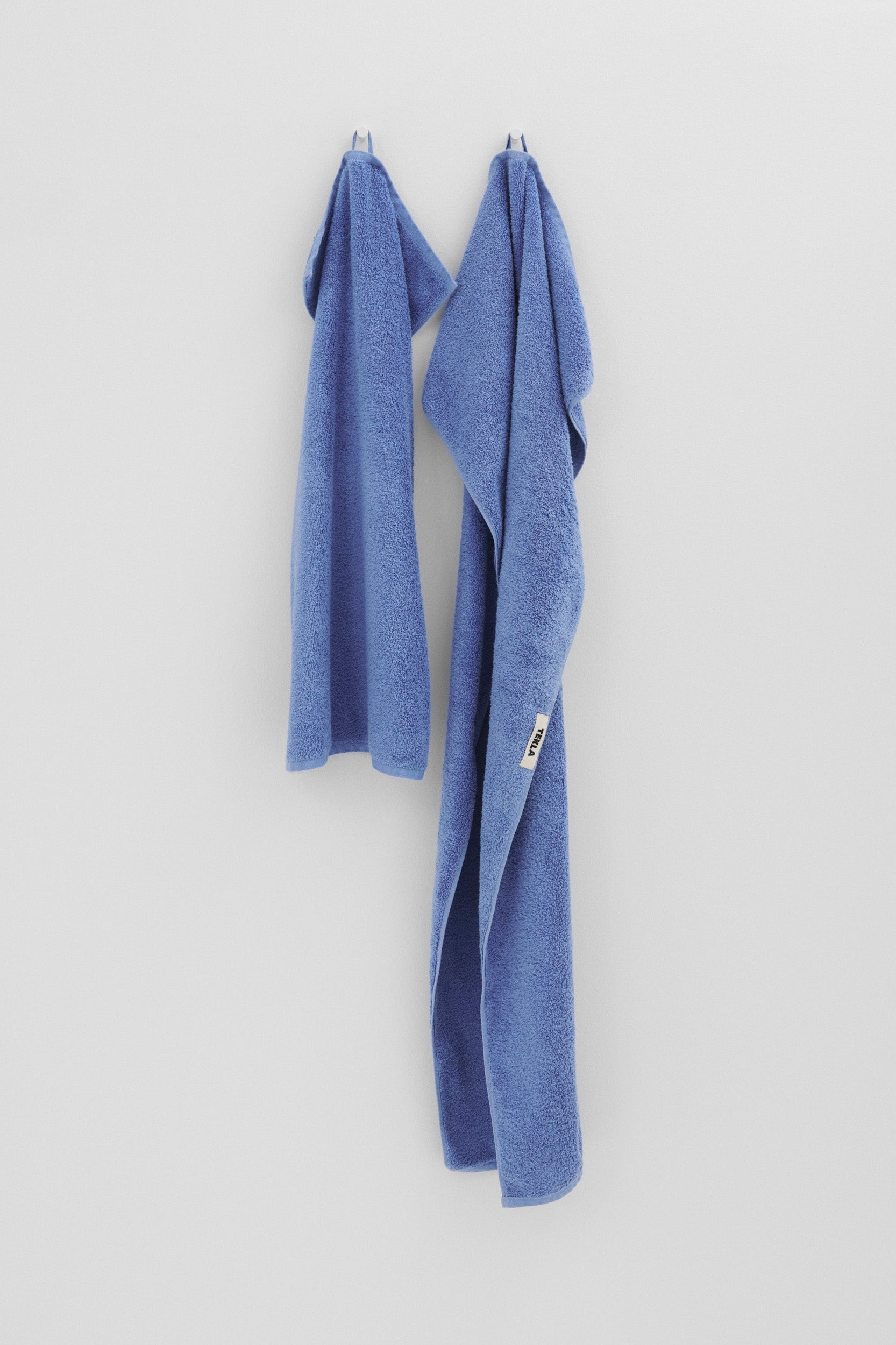 Terry Bath Towel Clear Blue