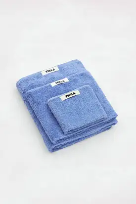 Terry Bath Towel Clear Blue