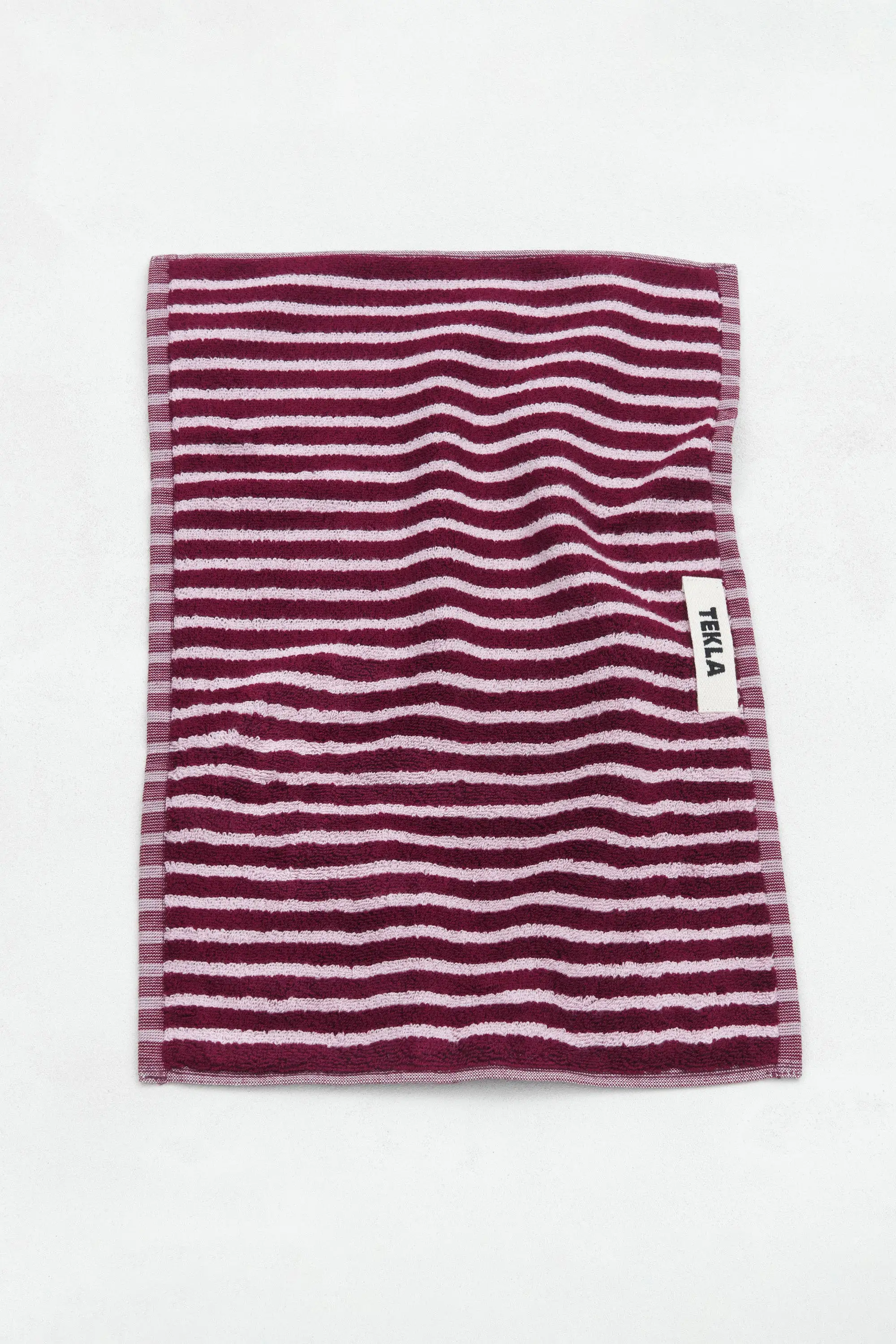 Terry Bath Towel Red & Rose