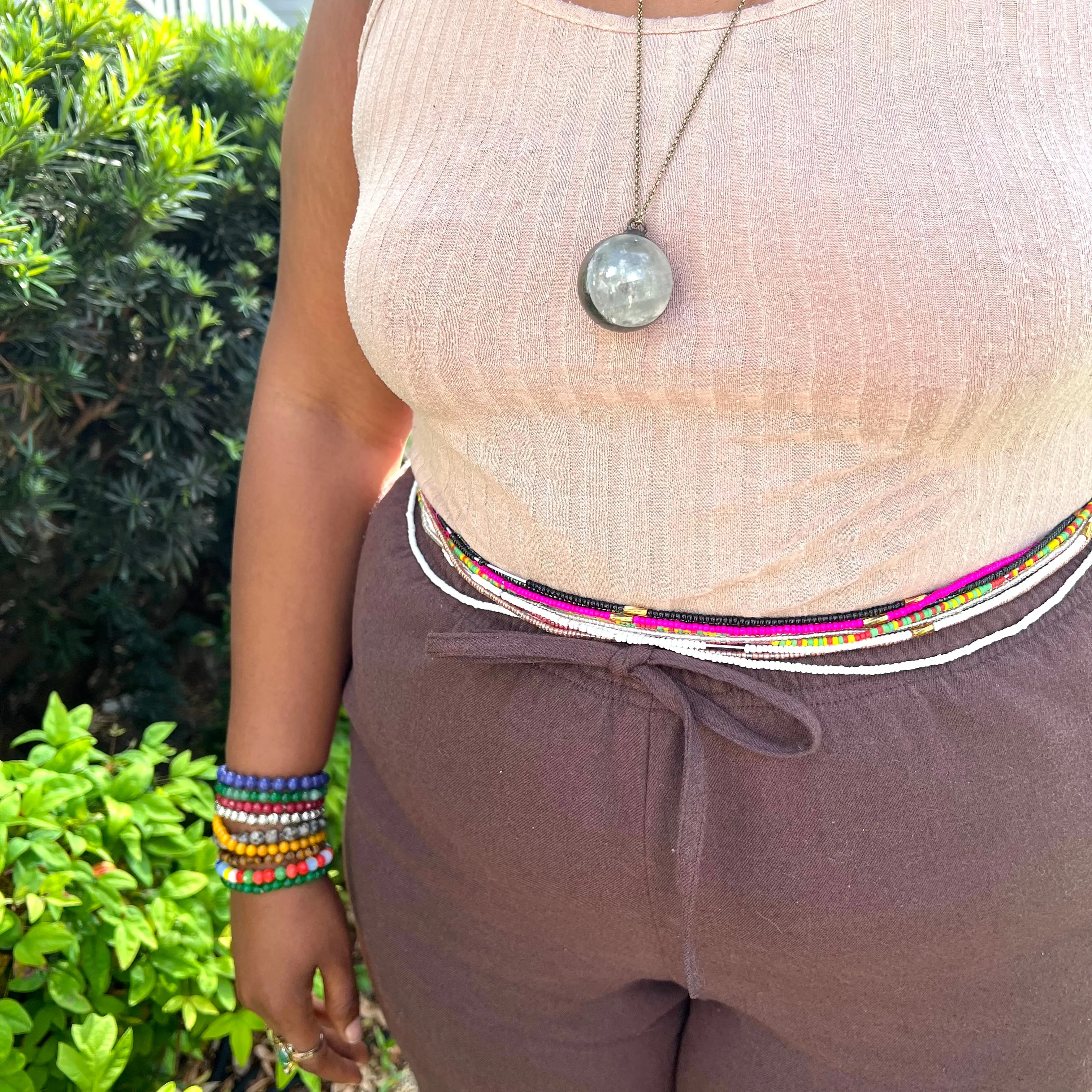 Tie-On waist beads