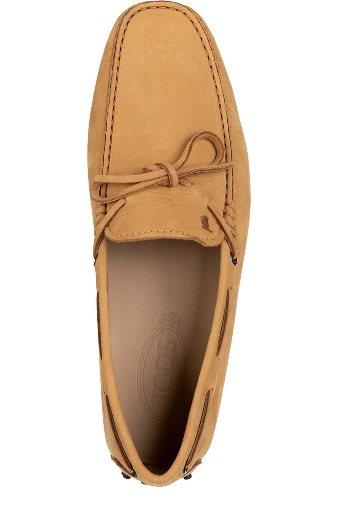 Tod's Round Toe Slip-On Loafers