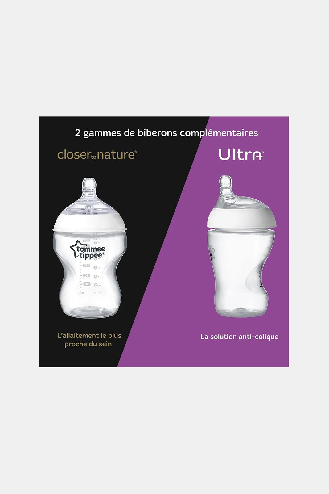 Tommee Tippee Clear Closer To Nature Feeding Bottle (340ml)