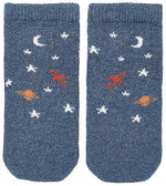 Toshi Organic Socks Ankle Jacquard - Space Race