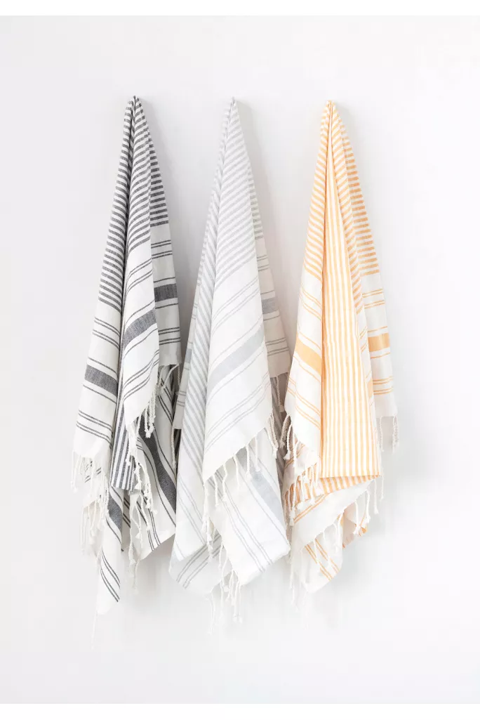 Turkish Cotton Striped Bath Towel